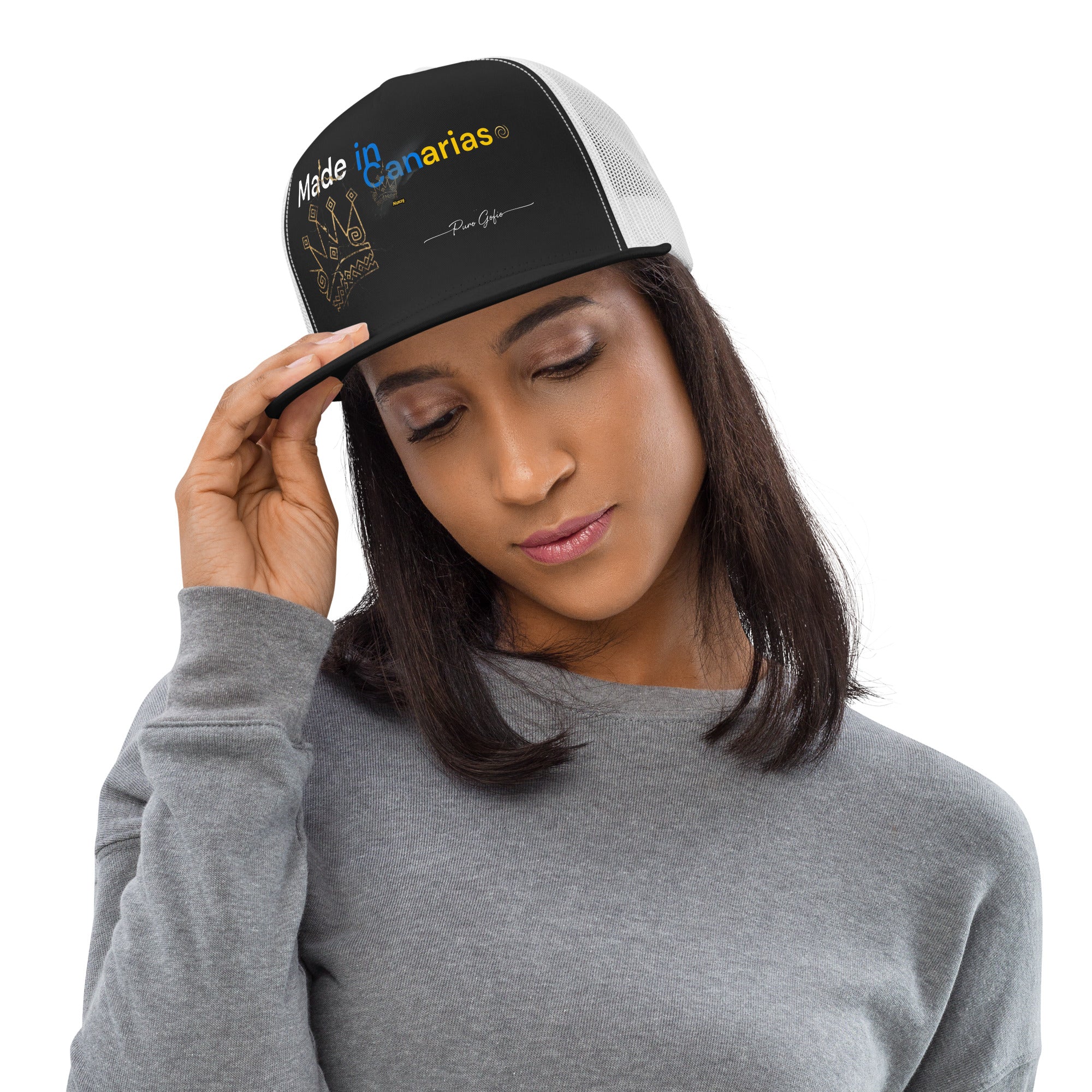 Gorra Trucker "Made in Canarias" línea Raíces - Puro Gofio Shop