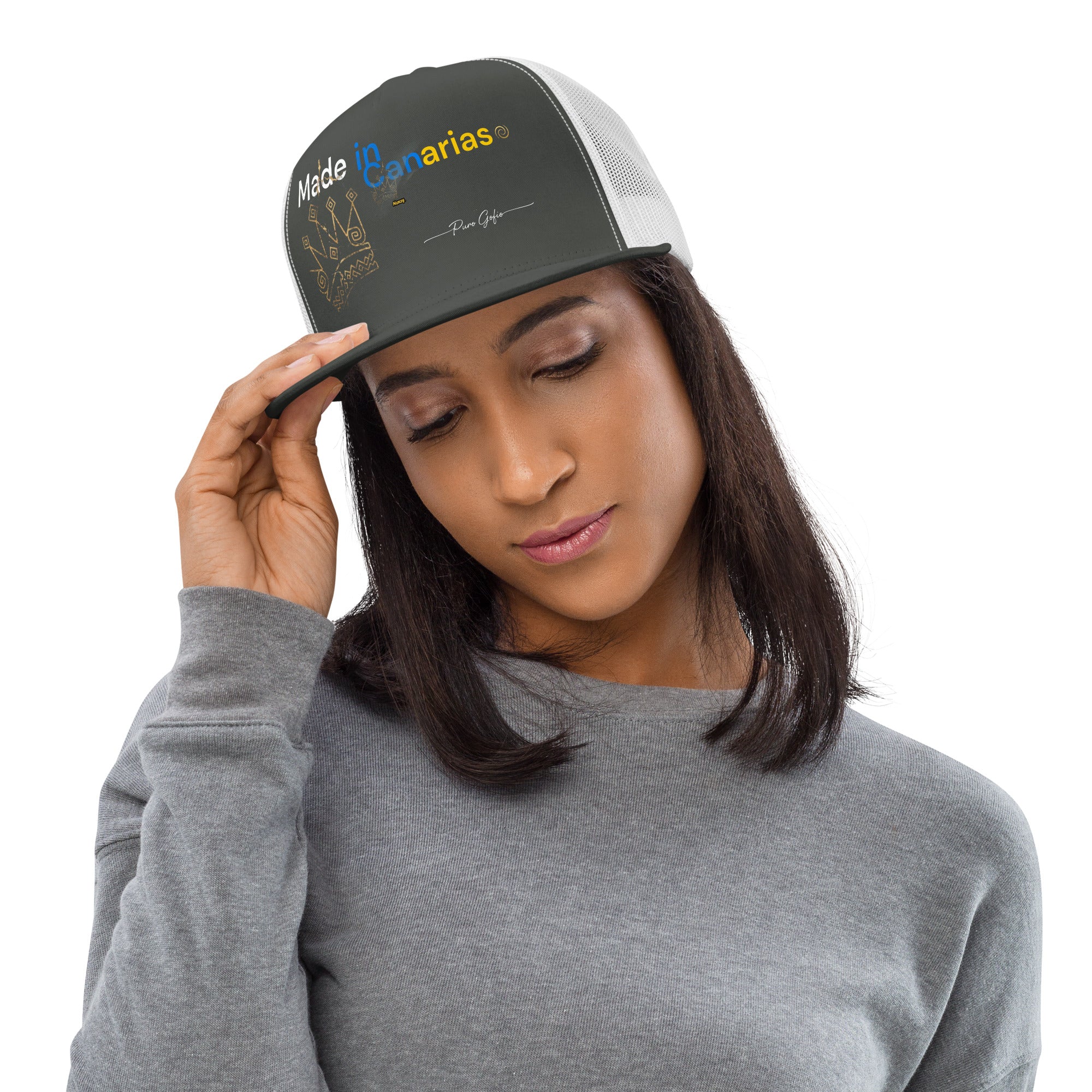 Gorra Trucker "Made in Canarias" línea Raíces - Puro Gofio Shop