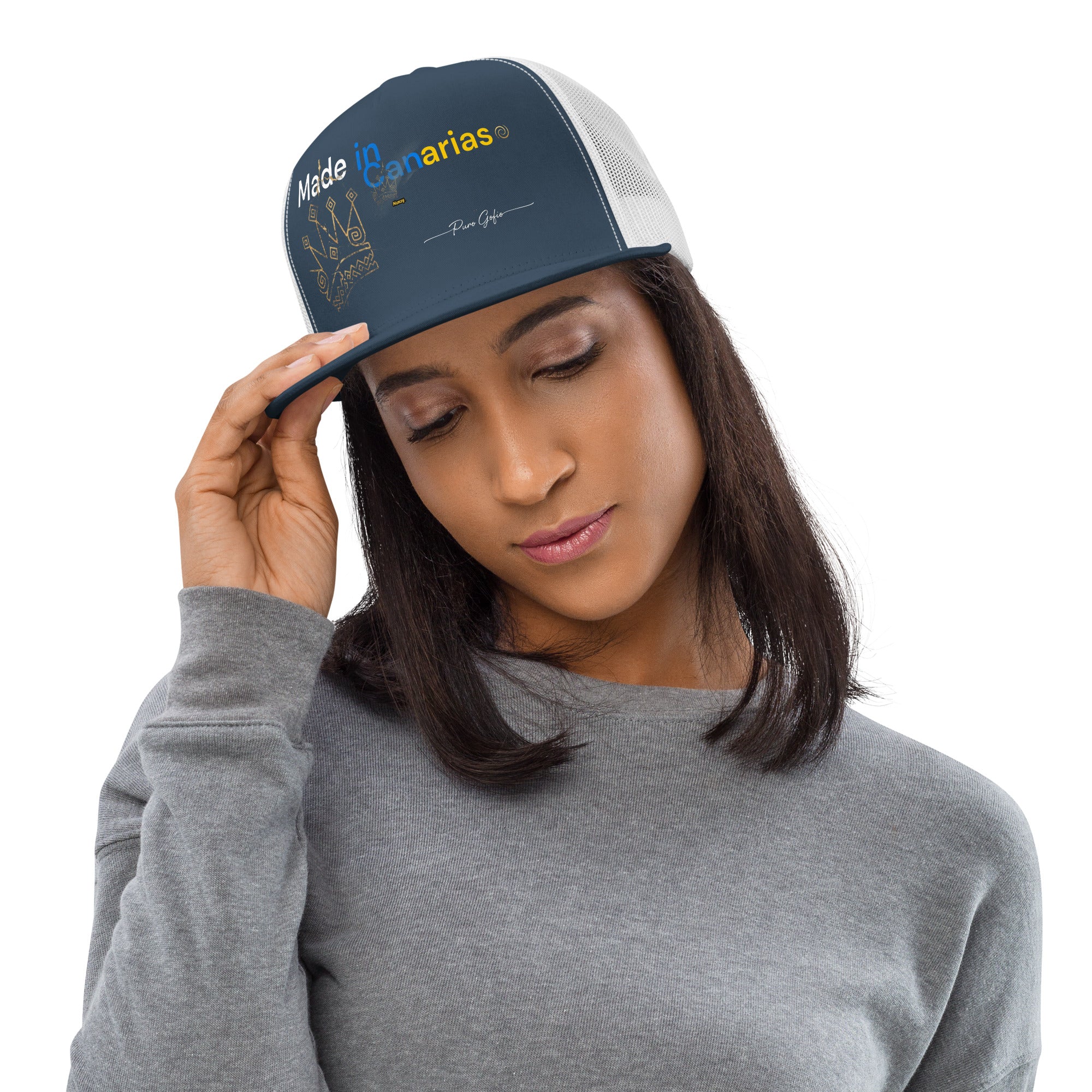 Gorra Trucker "Made in Canarias" línea Raíces - Puro Gofio Shop