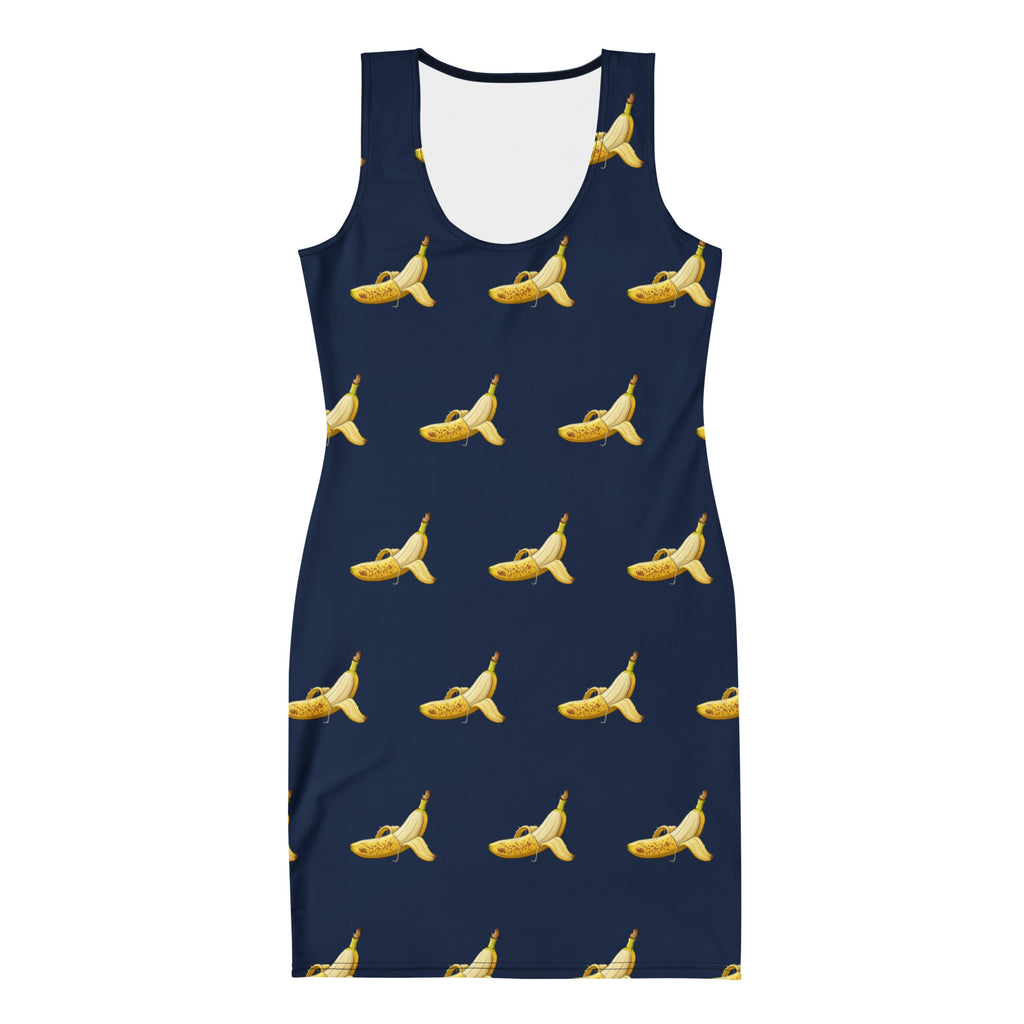 Vestido ajustado Plátano Canario – Línea Raíces - Puro Gofio Shop