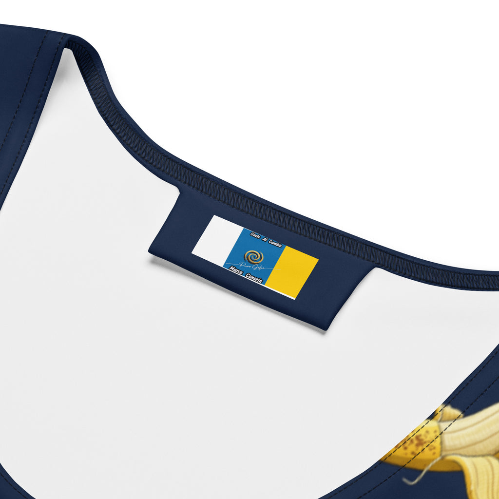 Vestido ajustado Plátano Canario – Línea Raíces - Puro Gofio Shop