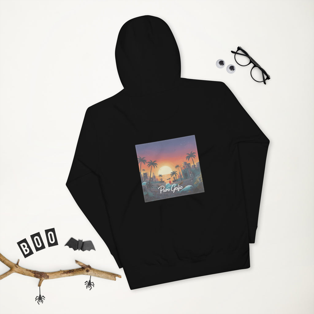 Hoodie "De Barrio" – Edición Raíces Plata – Puro Gofio Original - Puro Gofio Shop