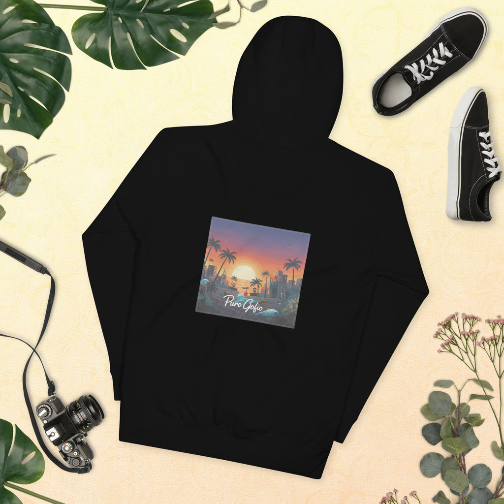 Hoodie "De Barrio" – Edición Raíces Plata – Puro Gofio Original - Puro Gofio Shop