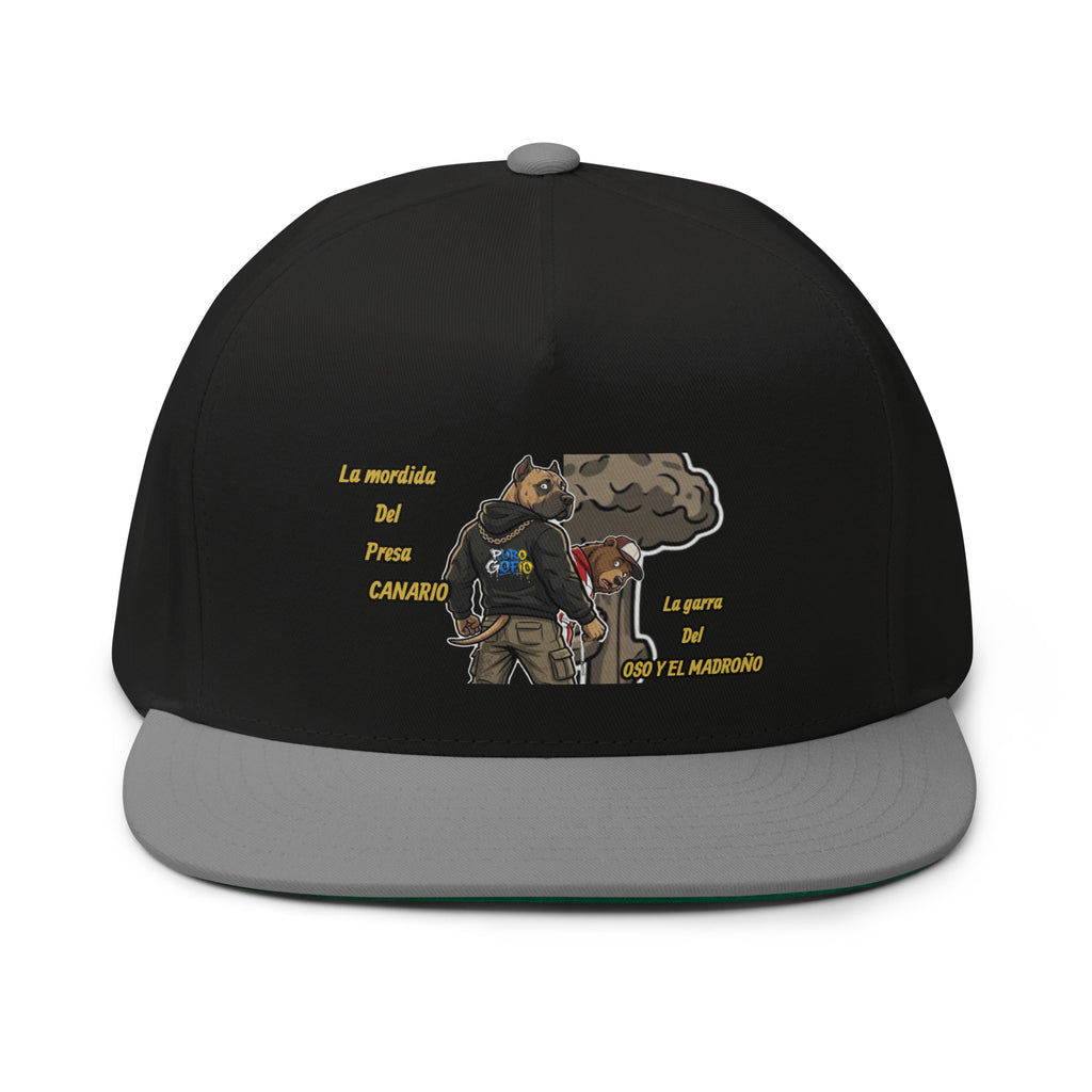 Gorra de visera plana"La Mordida" línea Raíces - Puro Gofio Shop