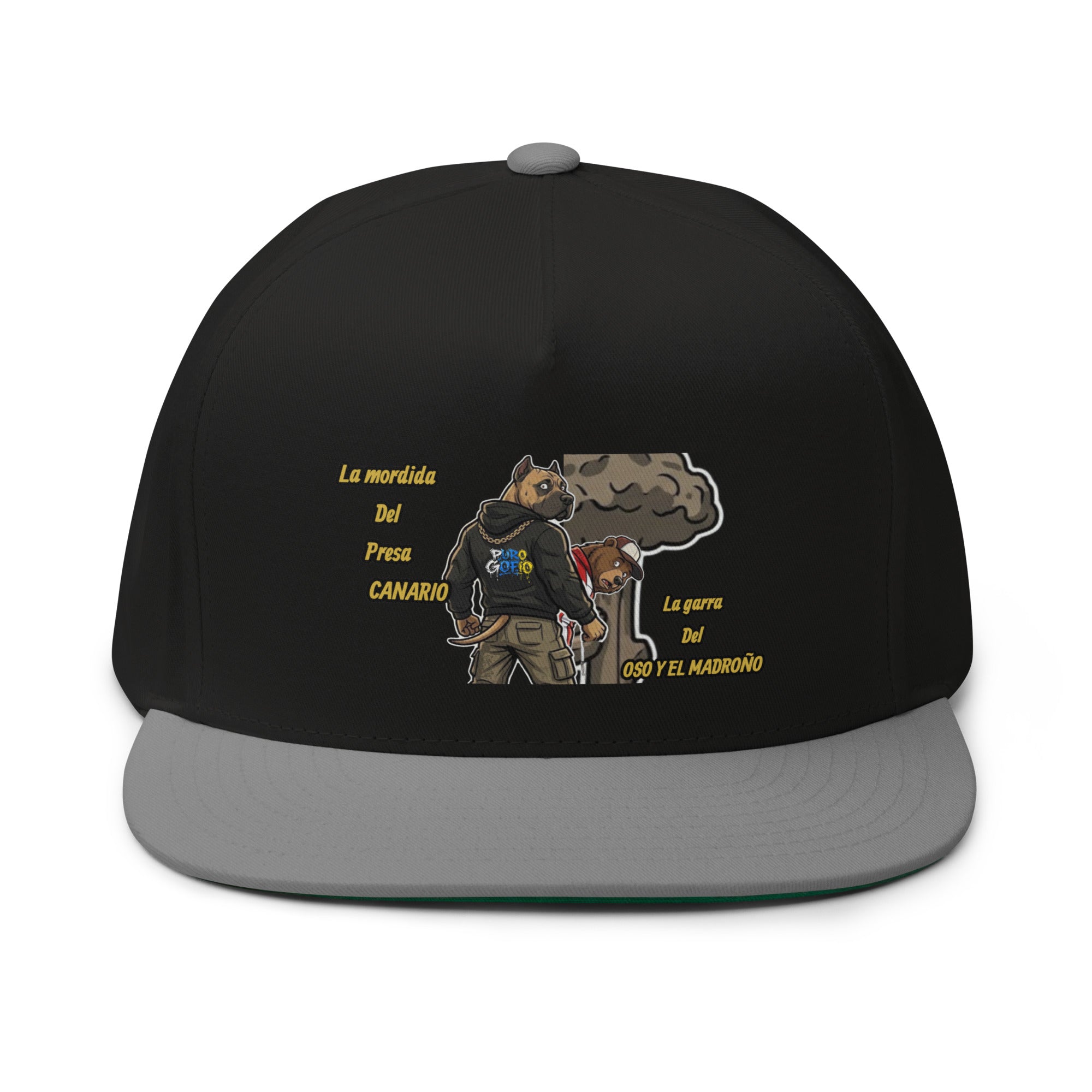 Gorra de visera plana"La Mordida" línea Raíces - Puro Gofio Shop