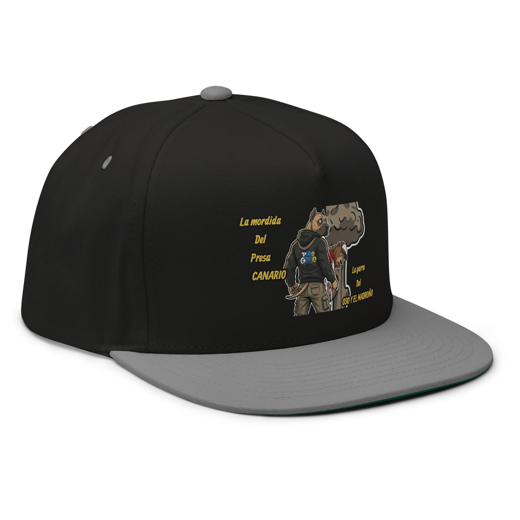Gorra de visera plana"La Mordida" línea Raíces - Puro Gofio Shop