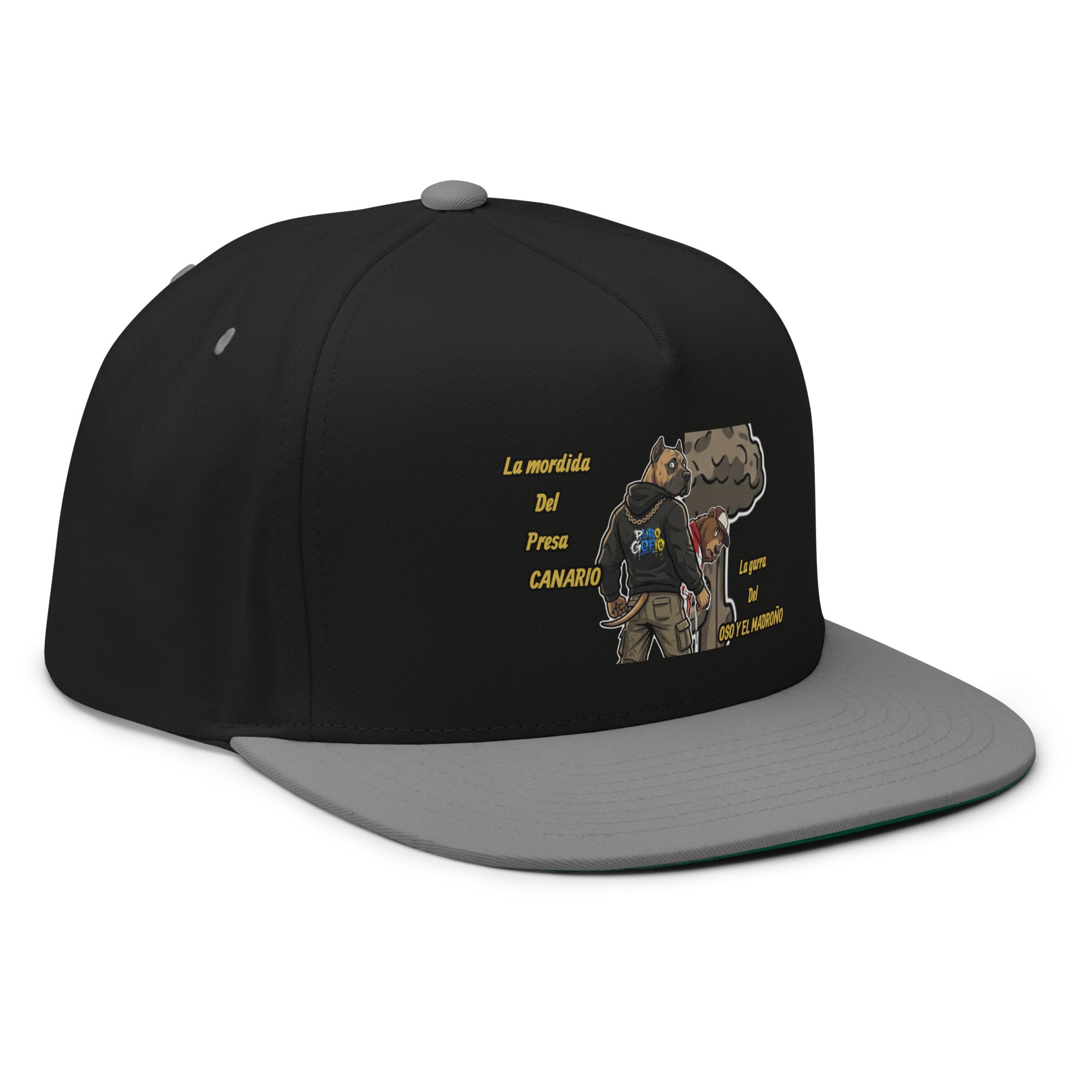 Gorra de visera plana"La Mordida" línea Raíces - Puro Gofio Shop