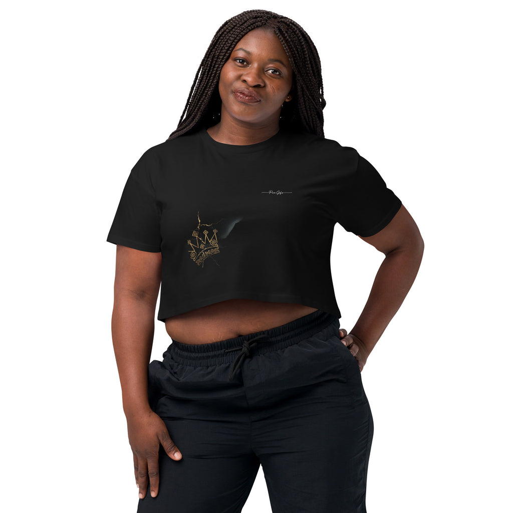 Camiseta Dacil, estilo crop para la verdadera mujer Canarias - línea Raíces - Puro Gofio Shop