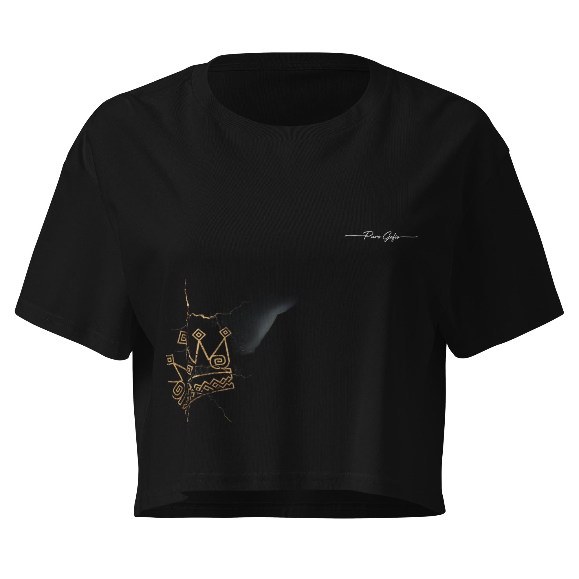 Camiseta Dacil, estilo crop para la verdadera mujer Canarias - línea Raíces - Puro Gofio Shop