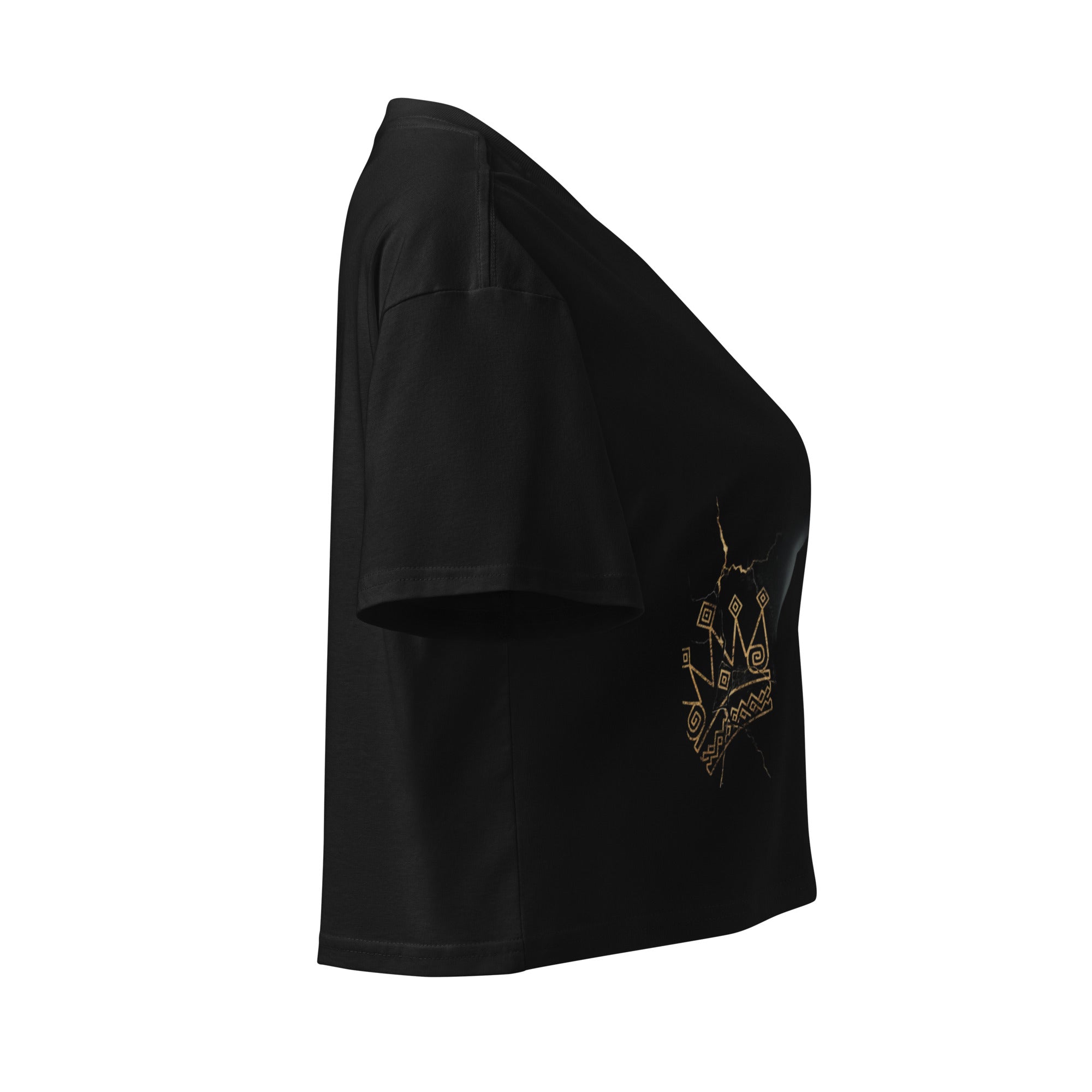 Camiseta Dacil, estilo crop para la verdadera mujer Canarias - línea Raíces - Puro Gofio Shop