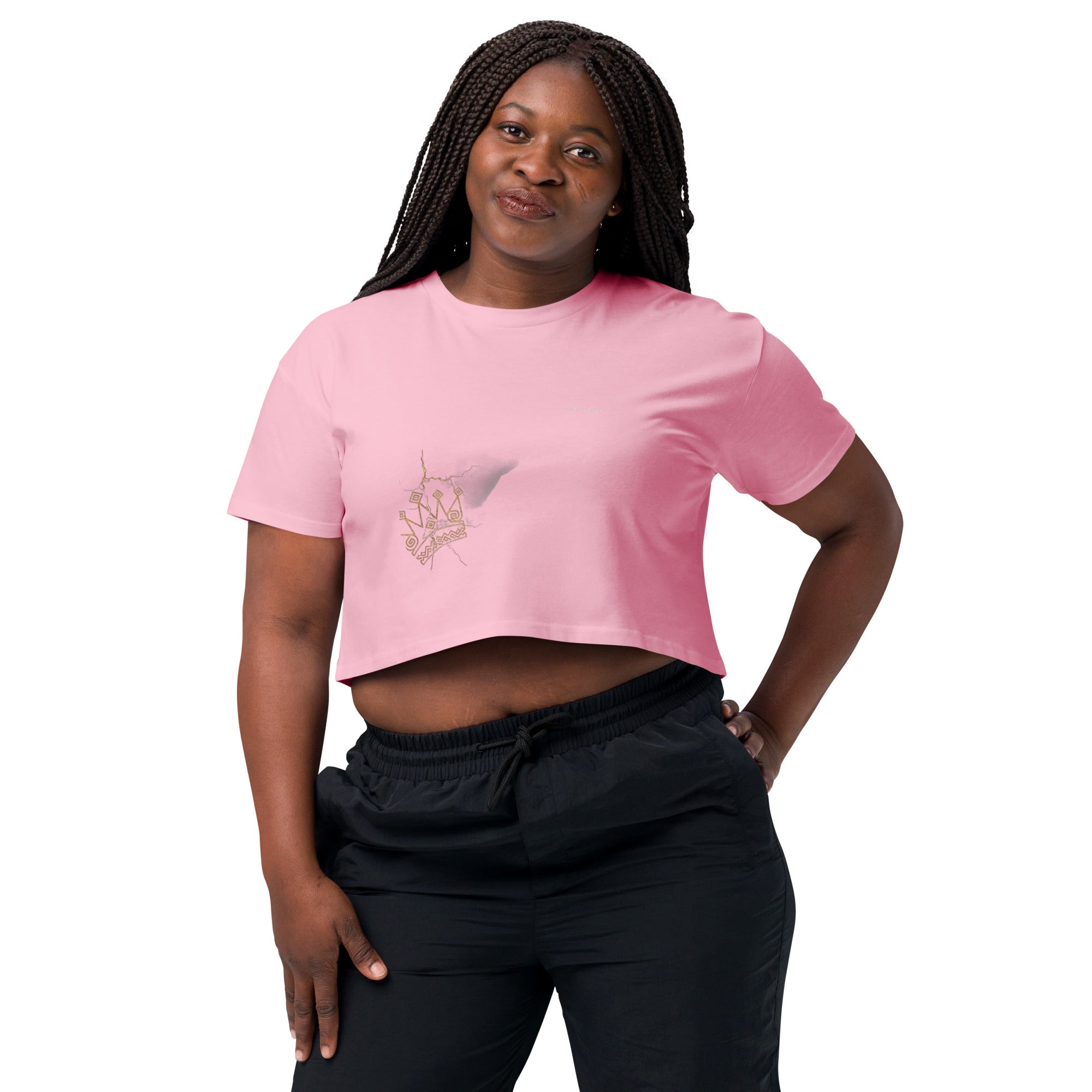 Camiseta Dacil, estilo crop para la verdadera mujer Canarias - línea Raíces - Puro Gofio Shop