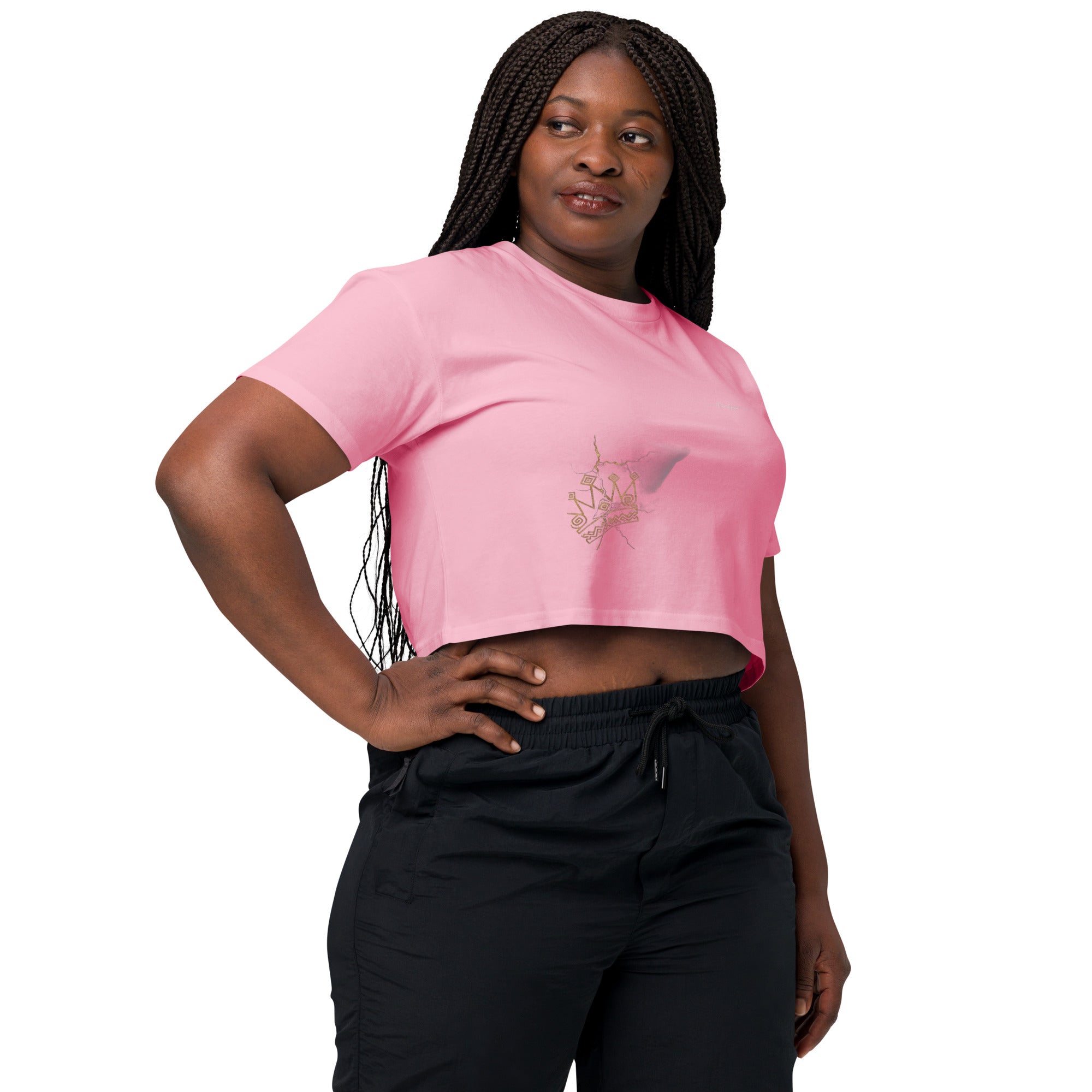 Camiseta Dacil, estilo crop para la verdadera mujer Canarias - línea Raíces - Puro Gofio Shop