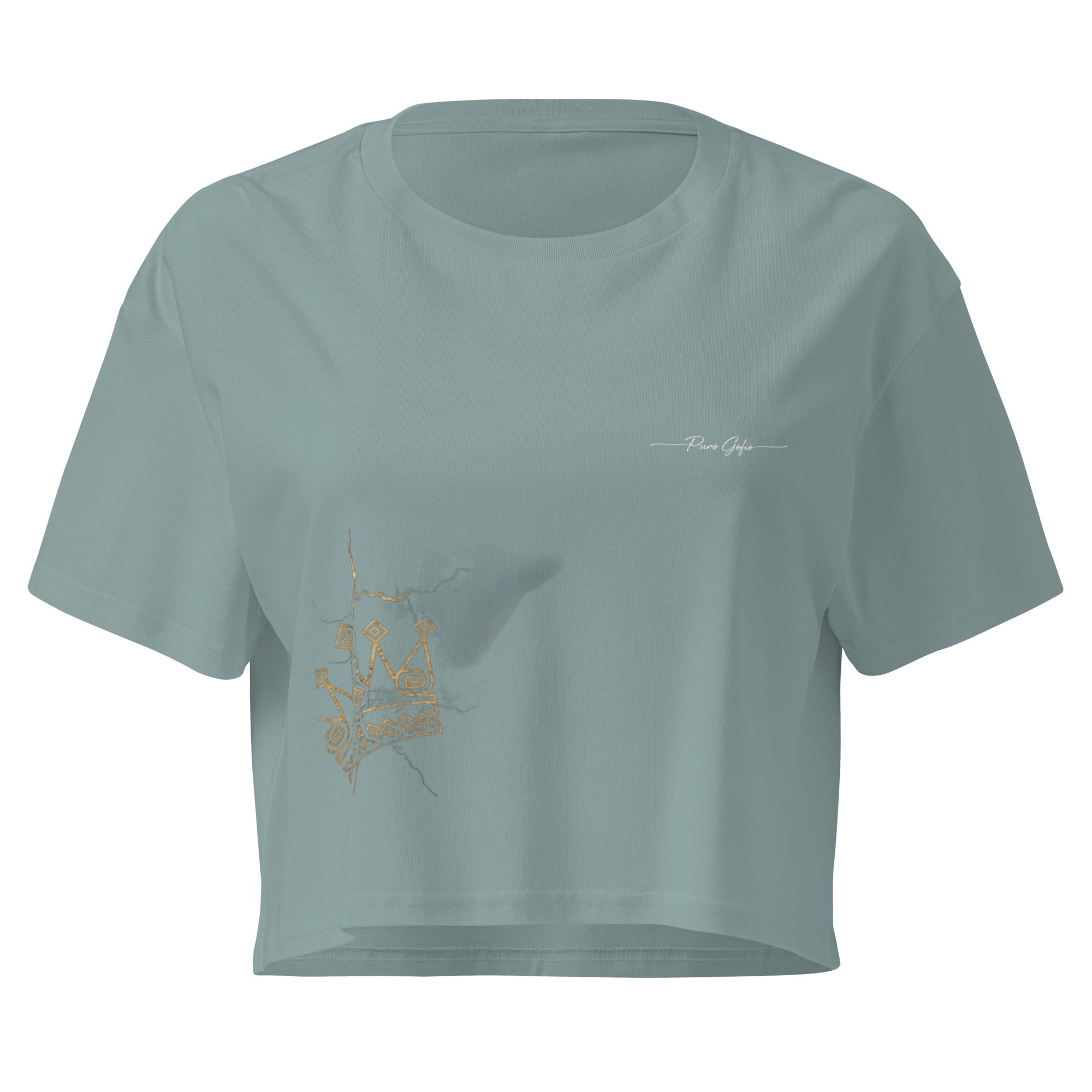 Camiseta Dacil, estilo crop para la verdadera mujer Canarias - línea Raíces - Puro Gofio Shop