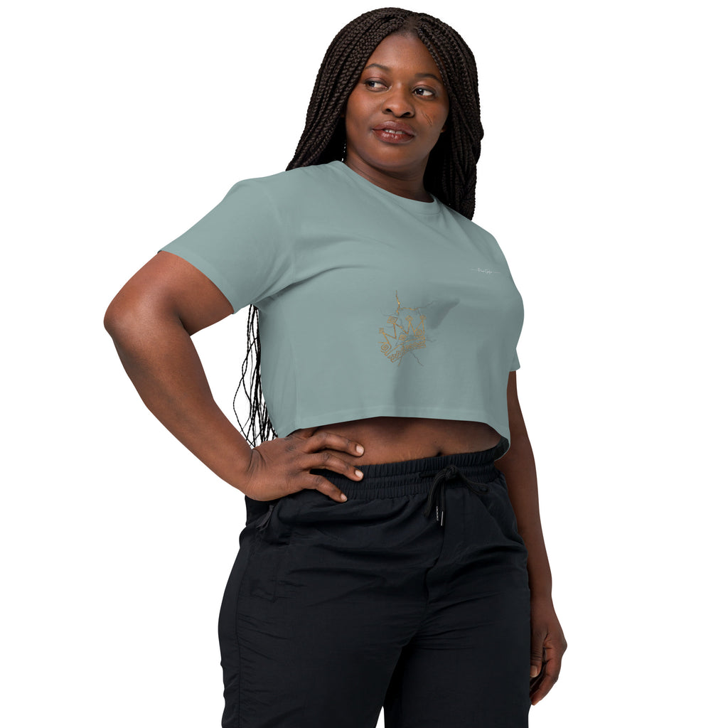 Camiseta Dacil, estilo crop para la verdadera mujer Canarias - línea Raíces - Puro Gofio Shop
