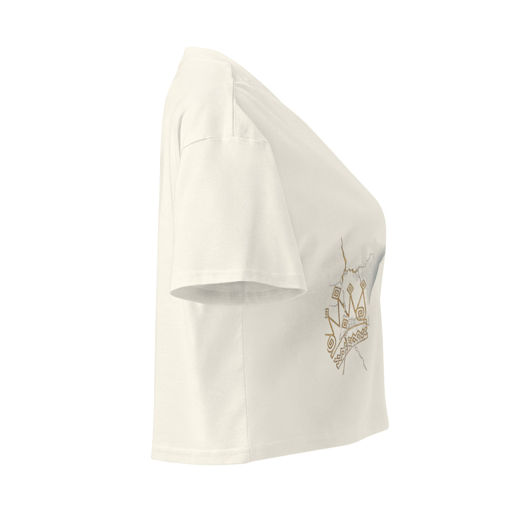 Camiseta Dacil, estilo crop para la verdadera mujer Canarias - línea Raíces - Puro Gofio Shop