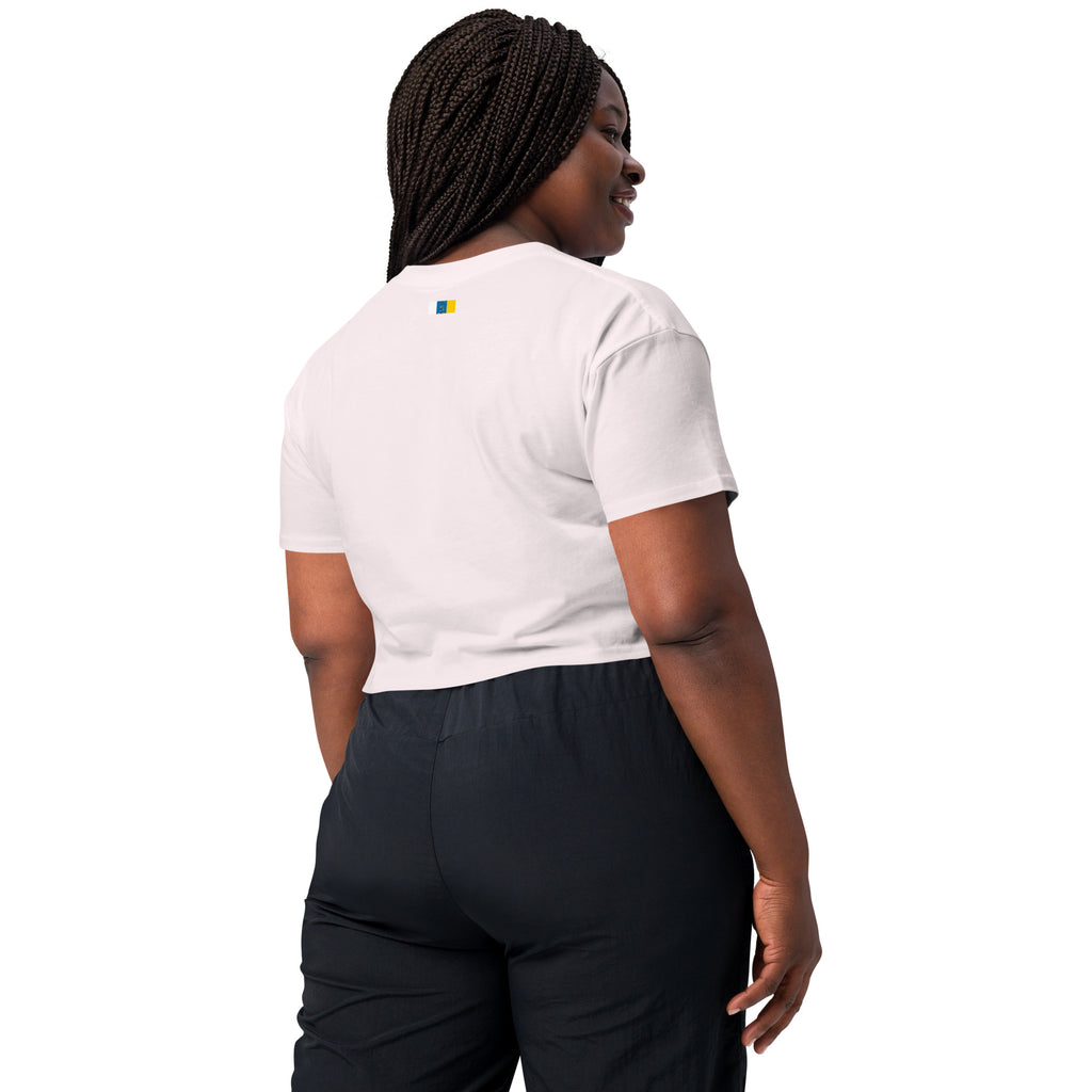 Camiseta Dacil, estilo crop para la verdadera mujer Canarias - línea Raíces - Puro Gofio Shop