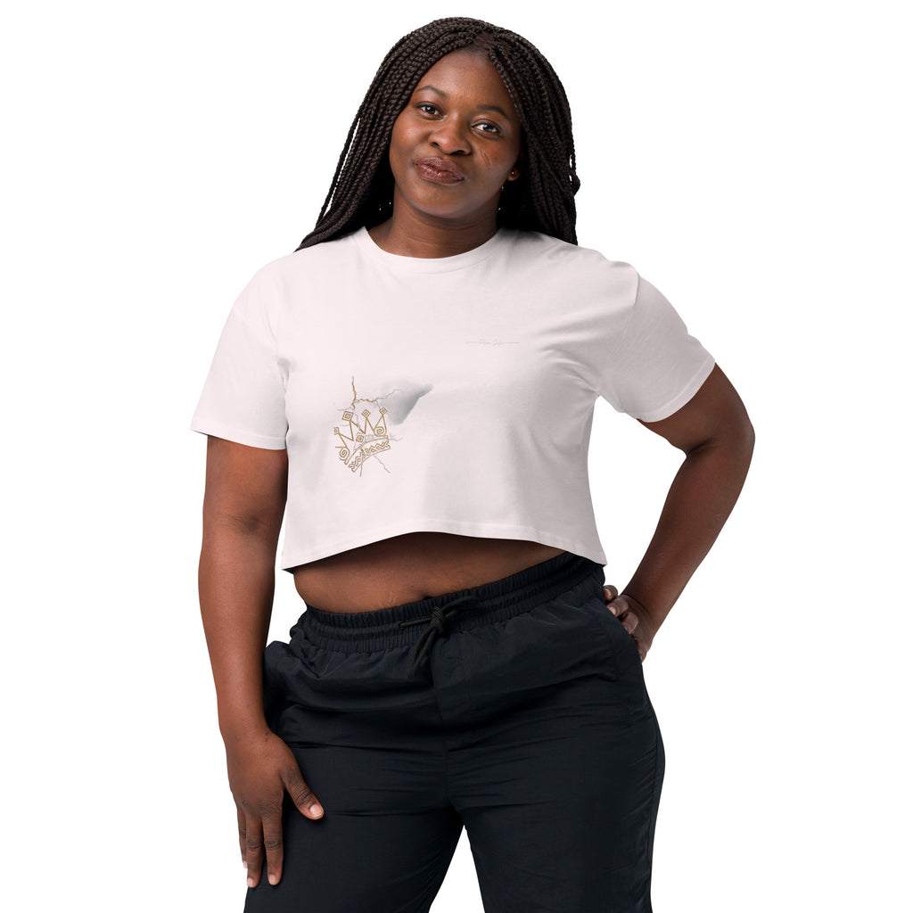 Camiseta Dacil, estilo crop para la verdadera mujer Canarias - línea Raíces - Puro Gofio Shop
