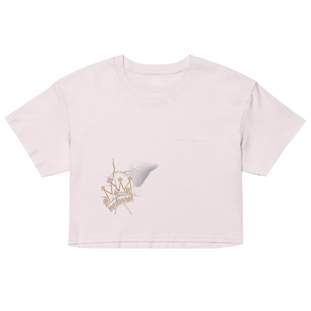 Camiseta Dacil, estilo crop para la verdadera mujer Canarias - línea Raíces - Puro Gofio Shop