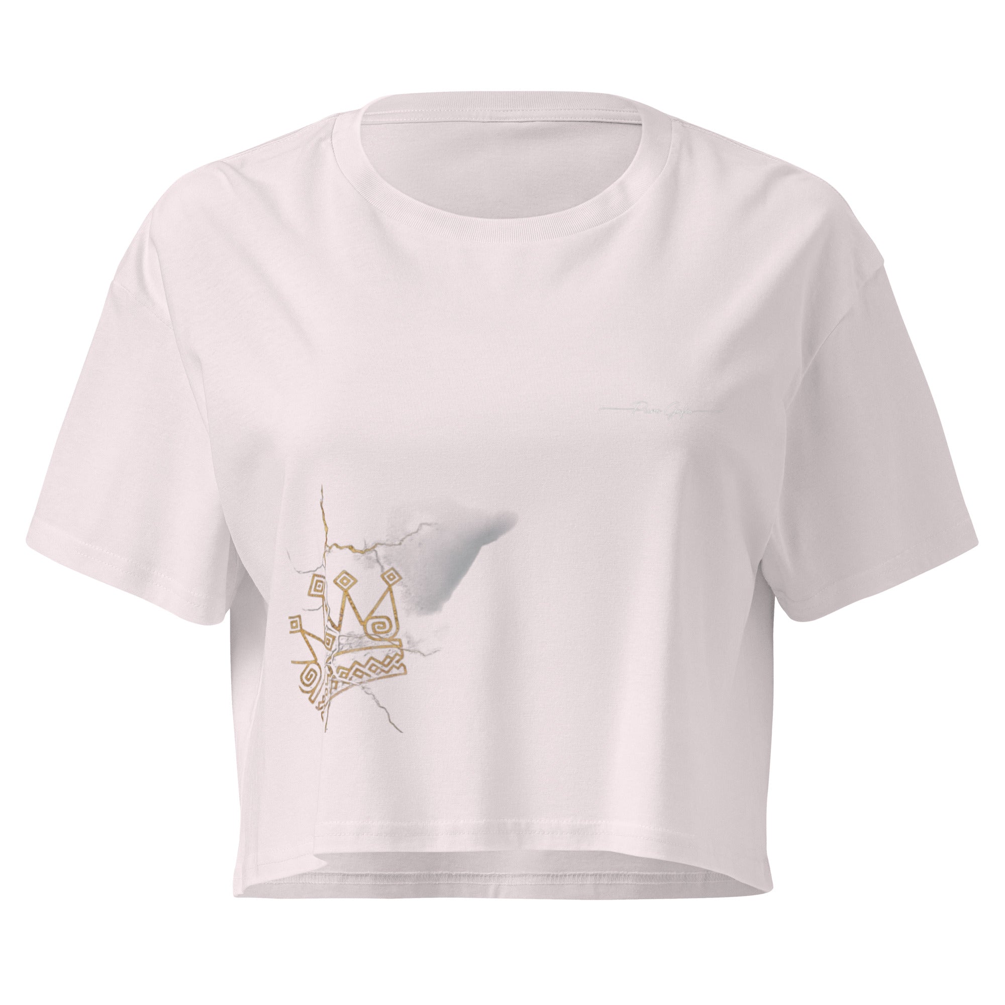 Camiseta Dacil, estilo crop para la verdadera mujer Canarias - línea Raíces - Puro Gofio Shop