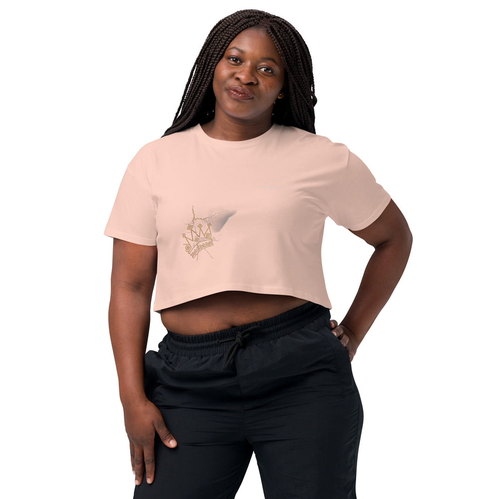 Camiseta Dacil, estilo crop para la verdadera mujer Canarias - línea Raíces - Puro Gofio Shop