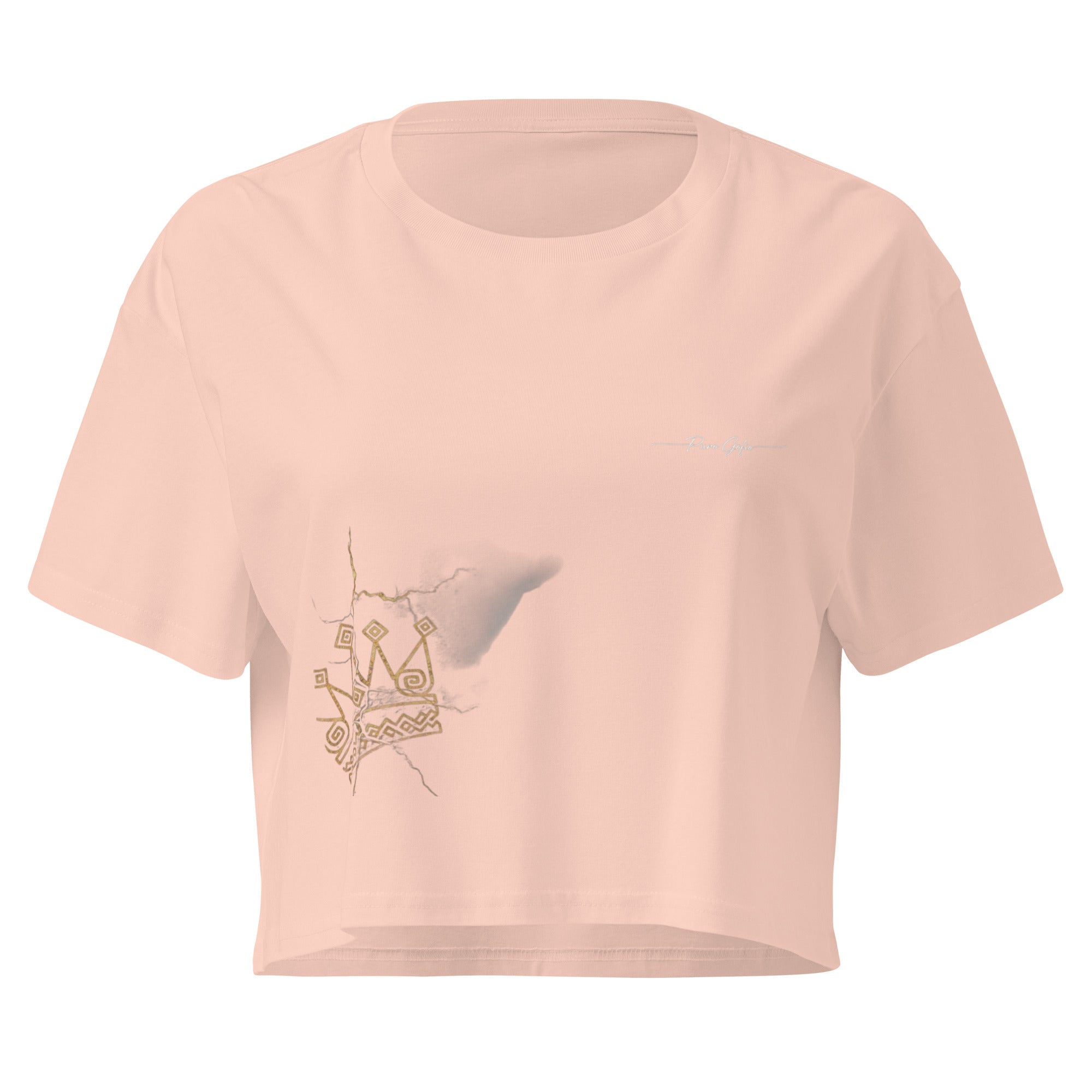 Camiseta Dacil, estilo crop para la verdadera mujer Canarias - línea Raíces - Puro Gofio Shop