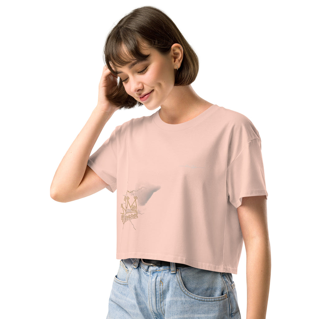 Camiseta Dacil, estilo crop para la verdadera mujer Canarias - línea Raíces - Puro Gofio Shop