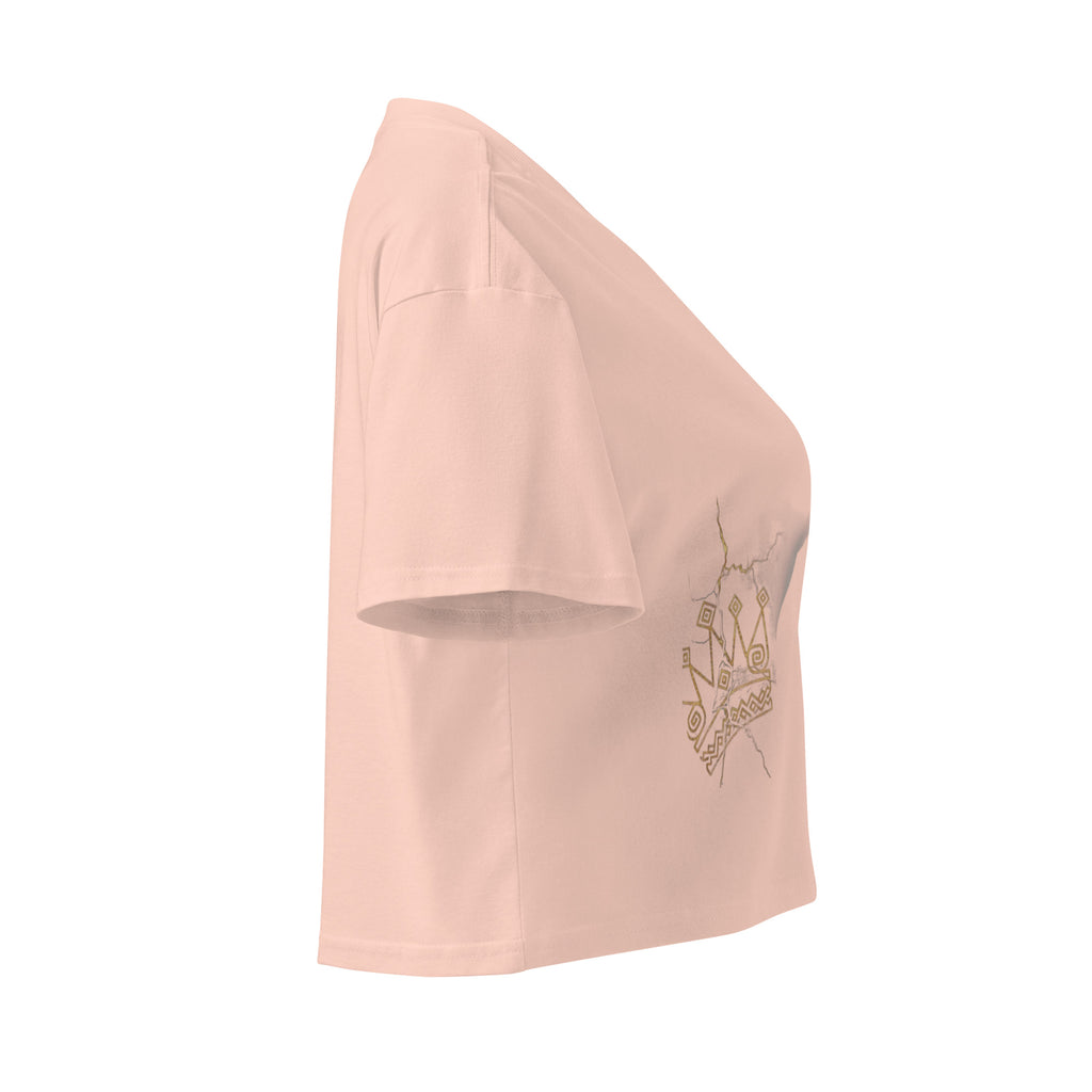 Camiseta Dacil, estilo crop para la verdadera mujer Canarias - línea Raíces - Puro Gofio Shop