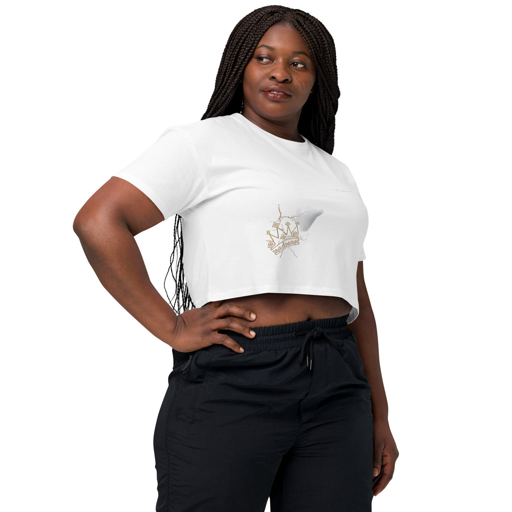 Camiseta Dacil, estilo crop para la verdadera mujer Canarias - línea Raíces - Puro Gofio Shop