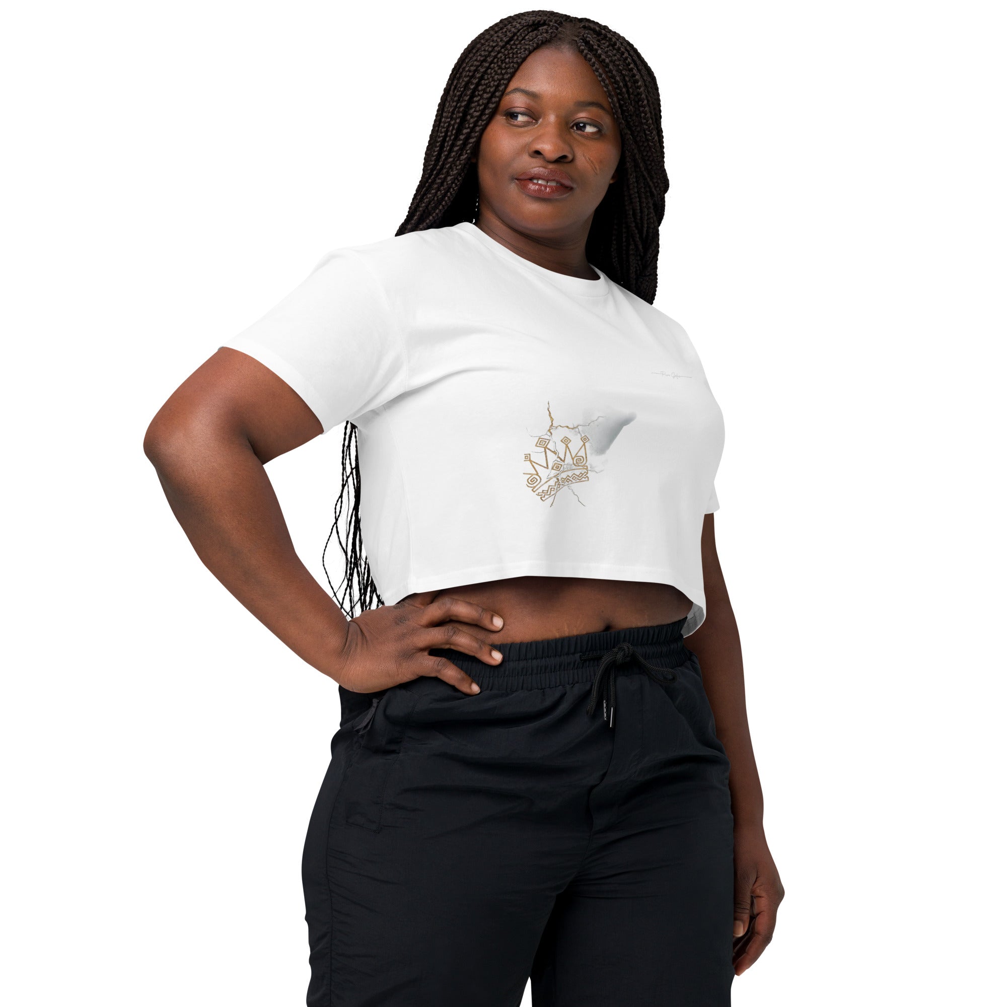 Camiseta Dacil, estilo crop para la verdadera mujer Canarias - línea Raíces - Puro Gofio Shop