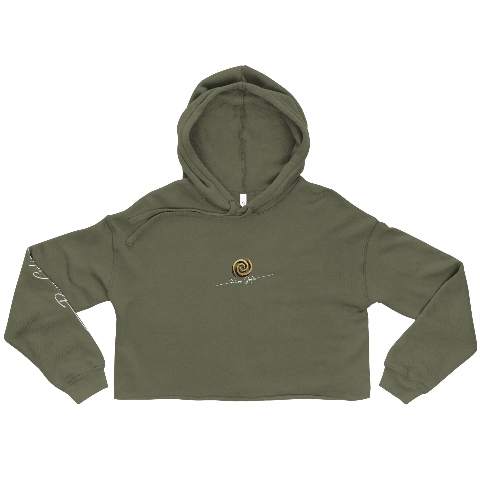 Sudadera Dácil · Línea Raíces (Cropped Hoodie mujer). - Puro Gofio Shop